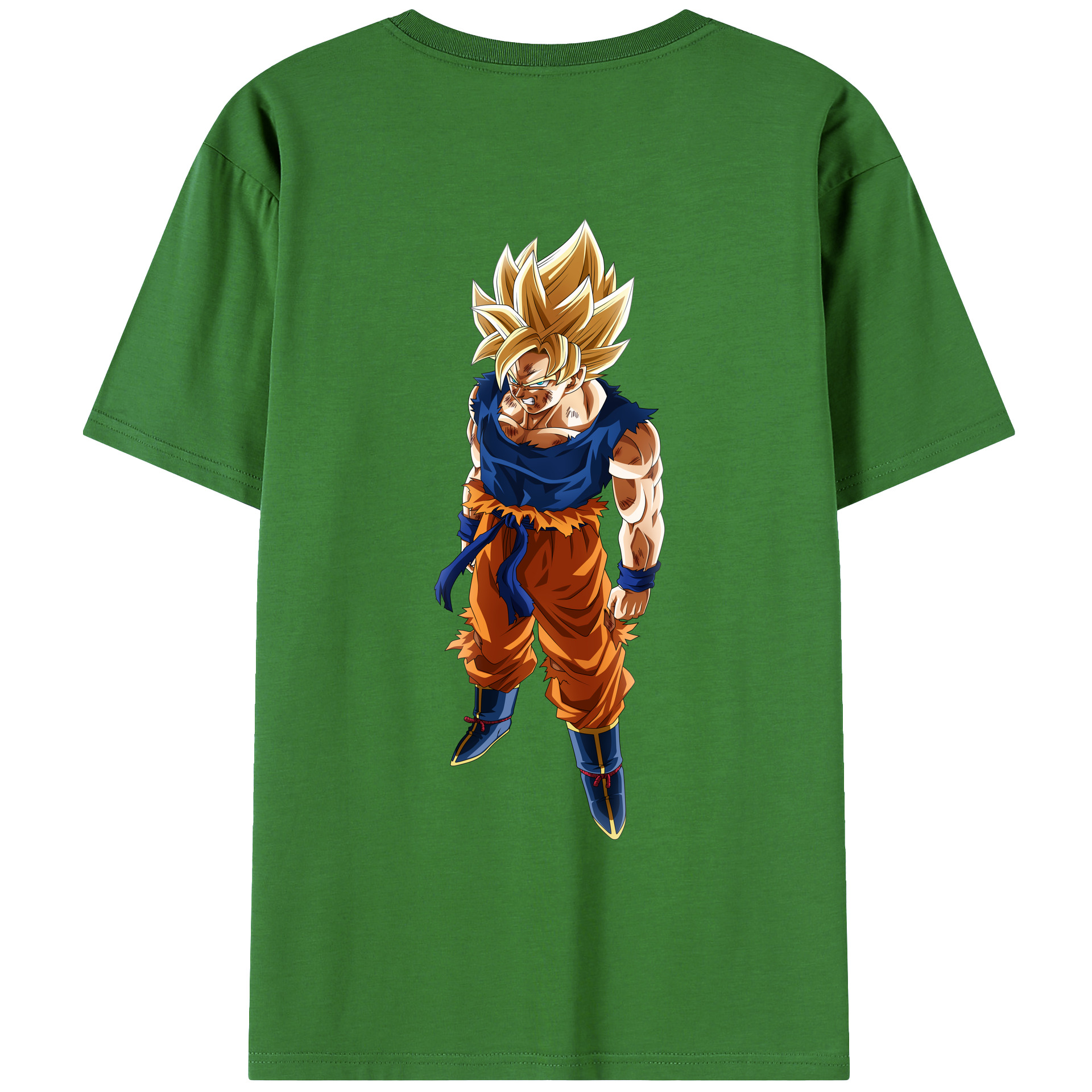（画像用） ドラゴンボール 孫悟空（そん ごくう）Son Goku カカロット DRAGON BALL Kakarotto レディース半袖Tシャツ(バックプリント)